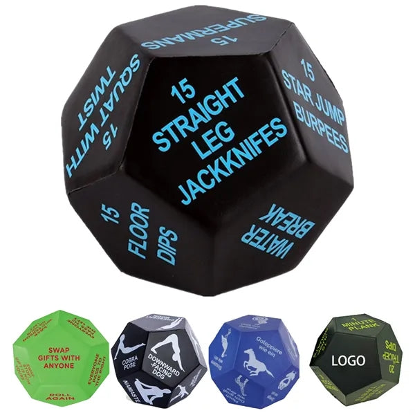 4" PU Foam 12-sided Dice