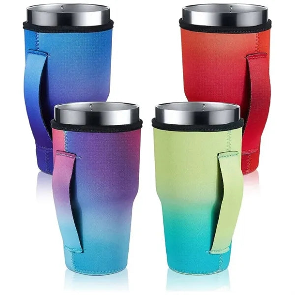 Neoprene Iced Coffee Cup Sleeve