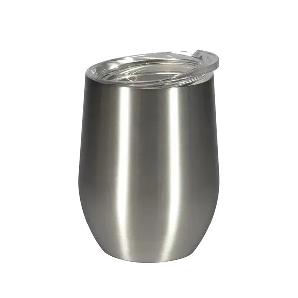 12 oz Vacuum Insulated Stainless Steel Wine Tumbler