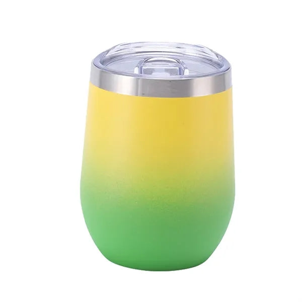 12 oz Vacuum Insulated Stainless Steel Wine Tumbler
