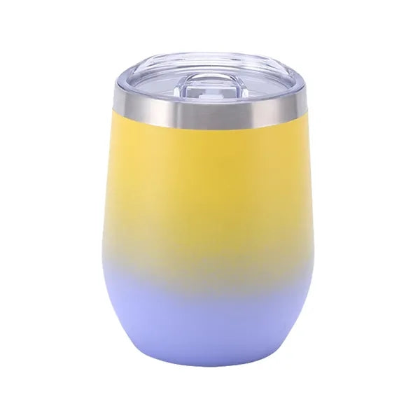 12 oz Vacuum Insulated Stainless Steel Wine Tumbler