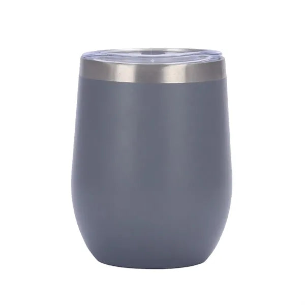12 oz Vacuum Insulated Stainless Steel Wine Tumbler
