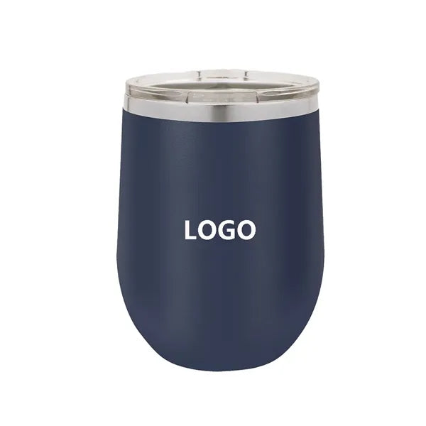 12 oz Vacuum Insulated Stainless Steel Wine Tumbler