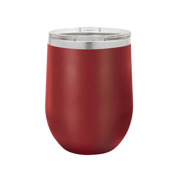 12 oz Vacuum Insulated Stainless Steel Wine Tumbler