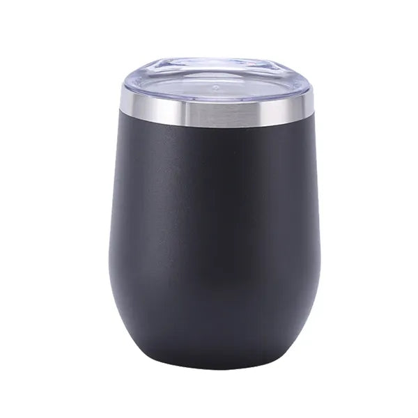 12 oz Vacuum Insulated Stainless Steel Wine Tumbler