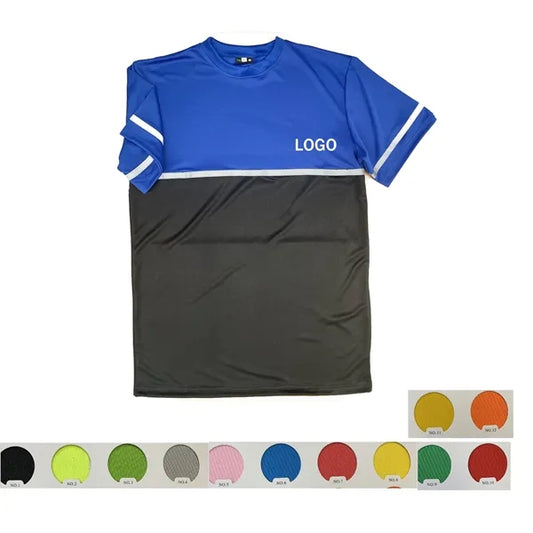 Breathable 100% Polyester T-Shirt with Mesh Ventilati