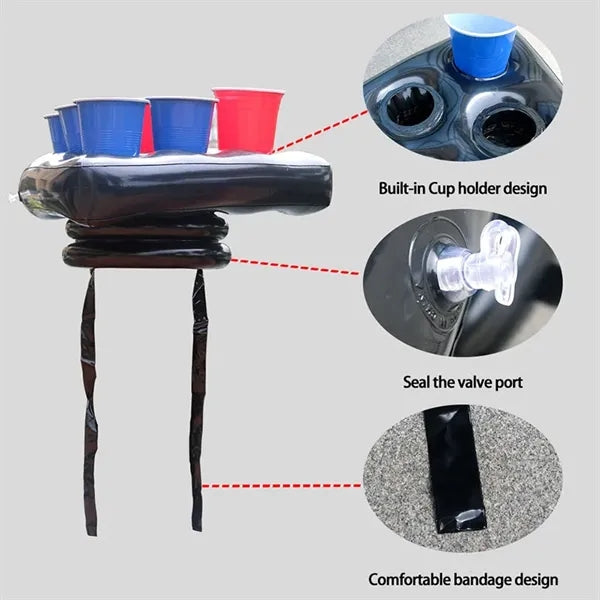 Inflatable Triangle Hat Headwear Drink Coaster