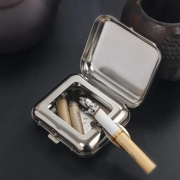 Portable Metal Cute Mini Cigarette Ash Tray