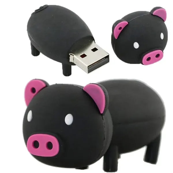16GB USB Flash Drives Computer Pig Model Memory Stick