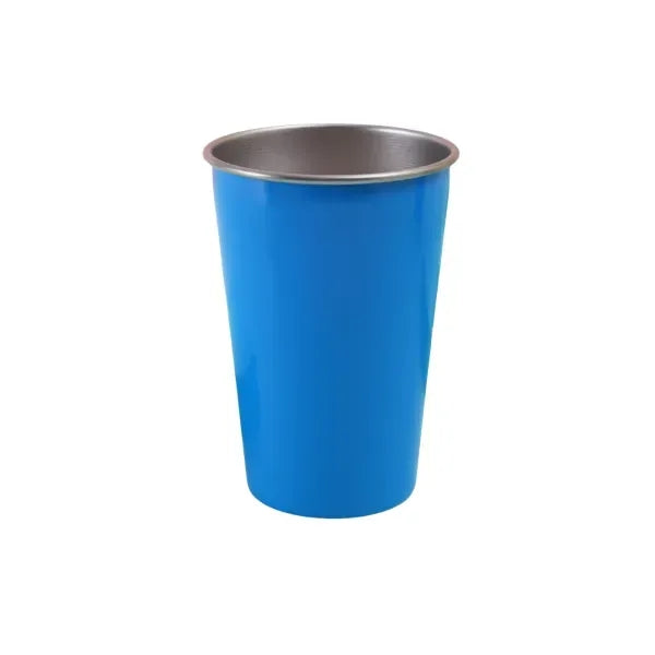 Single Stainless Steel Rolled Rim Camping Wine Glass