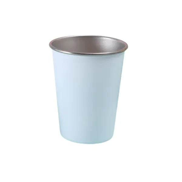 Single Stainless Steel Rolled Rim Camping Wine Glass