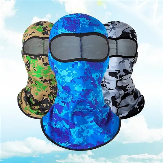 Motorcycle Head Cover Ice Silk Riding Mask Summer Outdoor