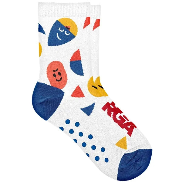 Kids Non-Slip Jacquard Grip Socks