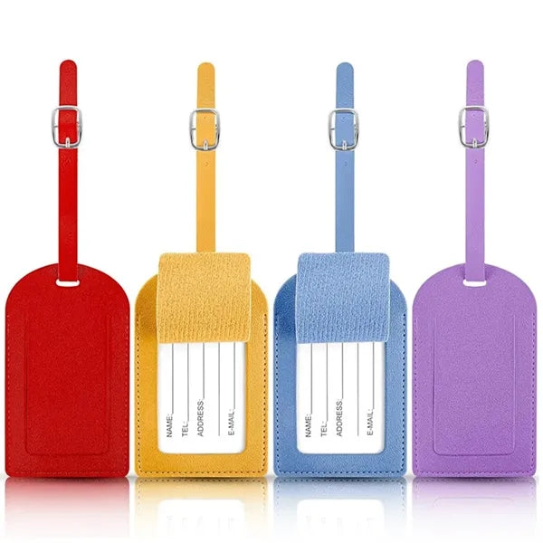 PU Leather Luggage Tag