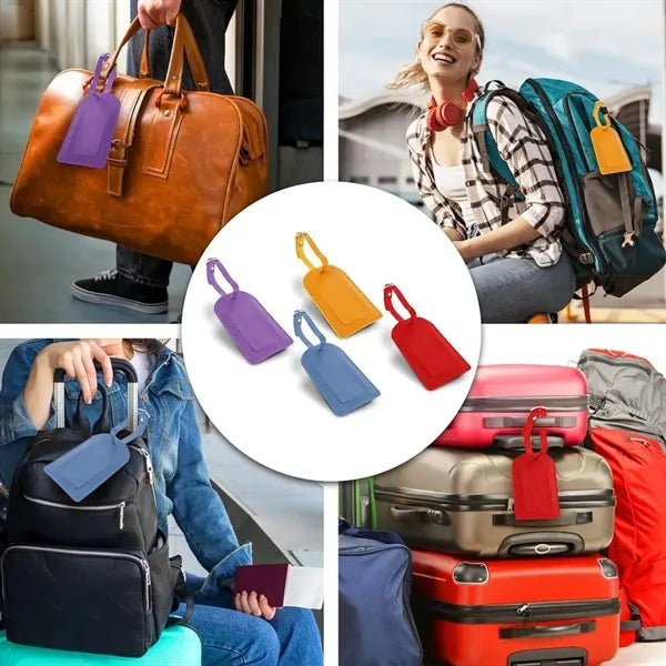 PU Leather Luggage Tag
