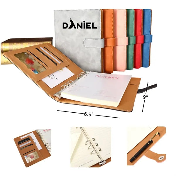 A5 Clasp Ring Binder Notebook