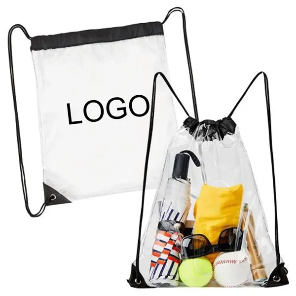 Clear Drawstring Bag
