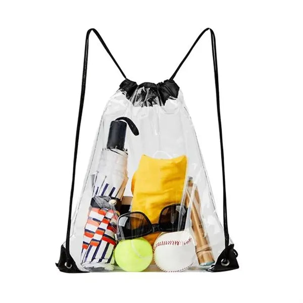 Clear Drawstring Bag