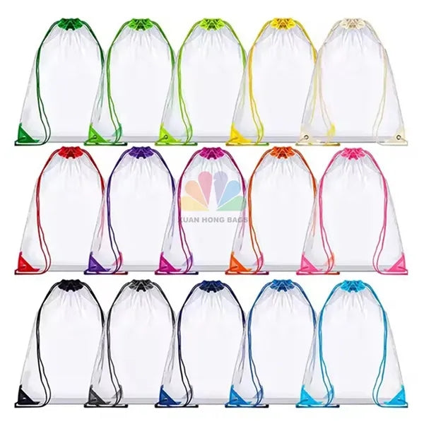 Clear Drawstring Bag