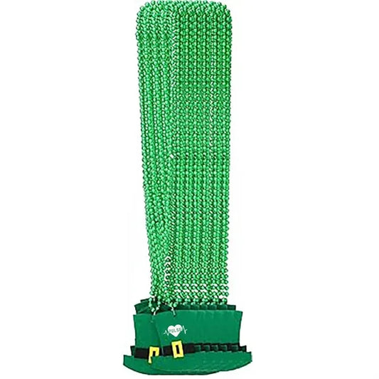 St. Patrick's Day Hat Green Beads Necklaces