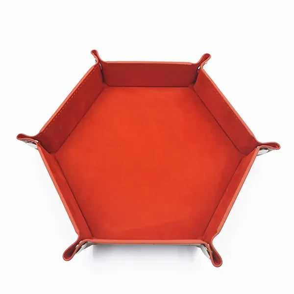 Foldable PU Leather Dice Trays