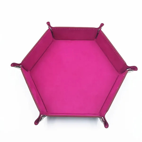 Foldable PU Leather Dice Trays