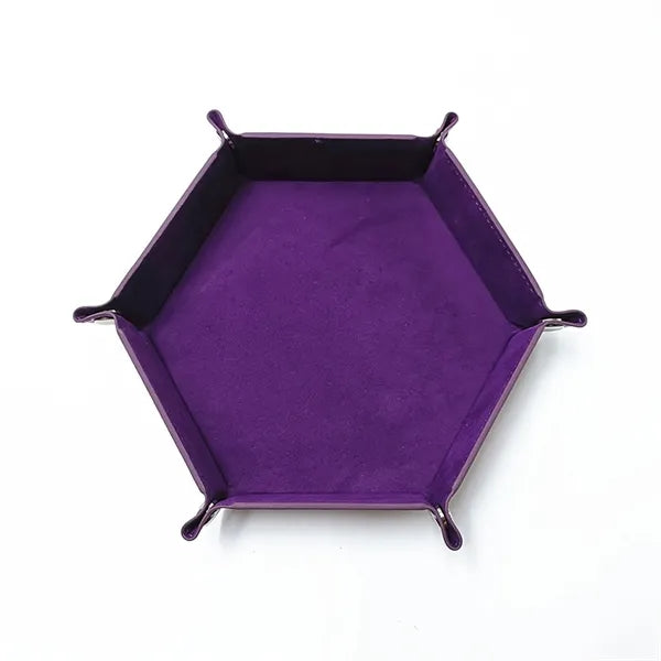 Foldable PU Leather Dice Trays
