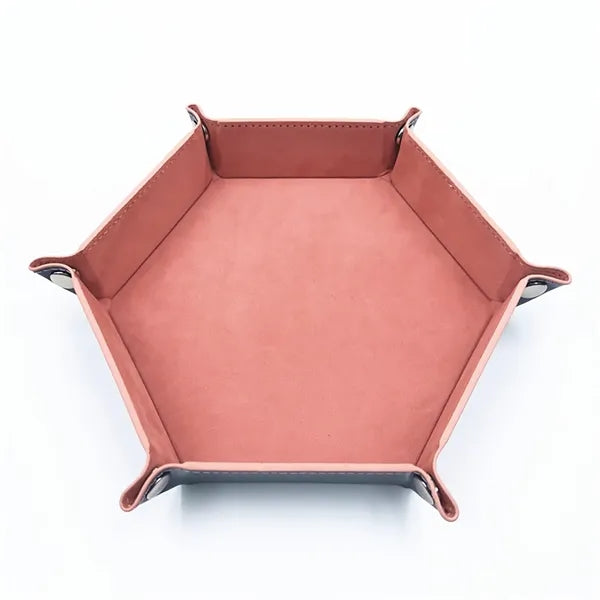Foldable PU Leather Dice Trays