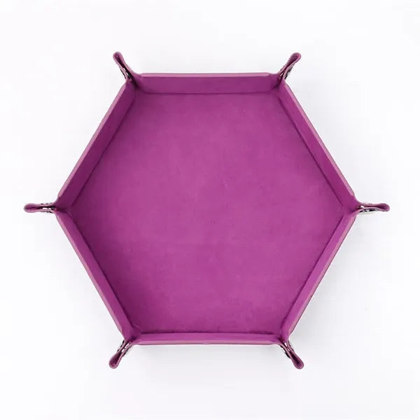 Foldable PU Leather Dice Trays