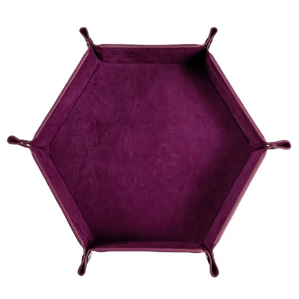 Foldable PU Leather Dice Trays