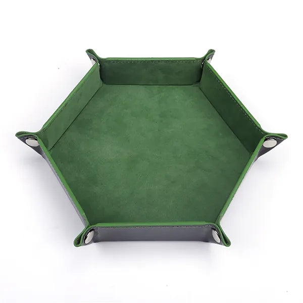 Foldable PU Leather Dice Trays