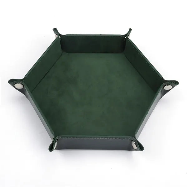 Foldable PU Leather Dice Trays