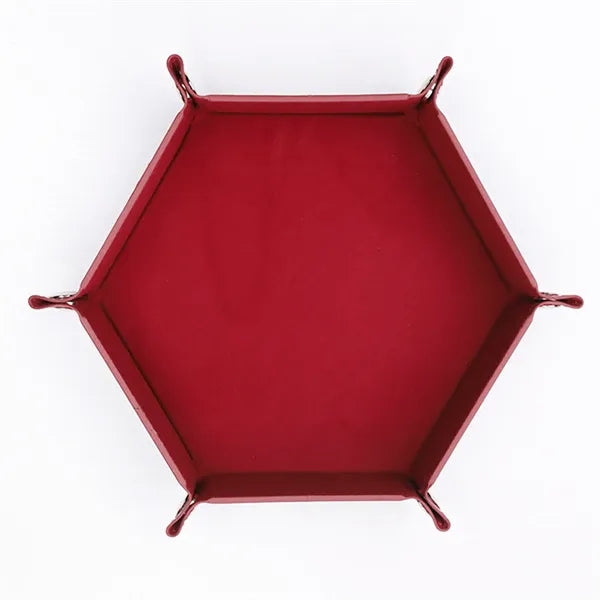 Foldable PU Leather Dice Trays