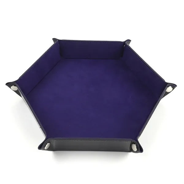 Foldable PU Leather Dice Trays