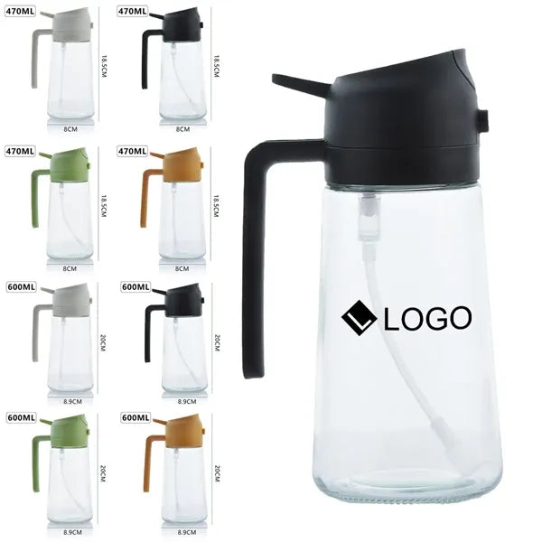 2 in 1 Olive Oil Dispenser Bottle for Kitchen