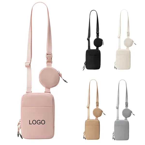 Crossbody Bag with Removable Small Pouch
