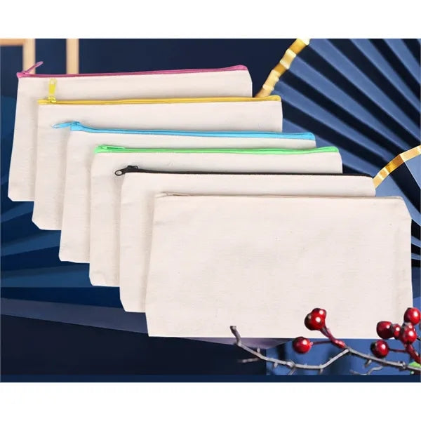 Durable Cotton Canvas Pencil Bag