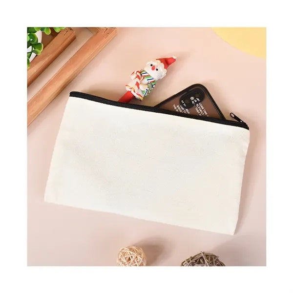 Durable Cotton Canvas Pencil Bag