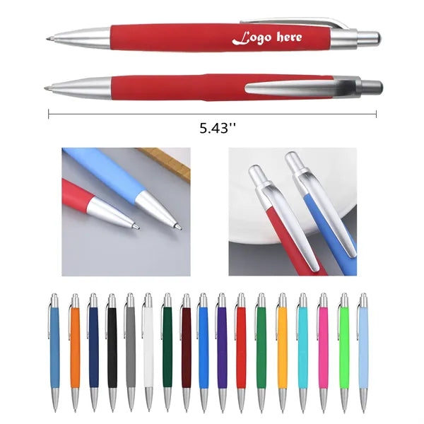 Retractable Stylus Ballpoint Pen