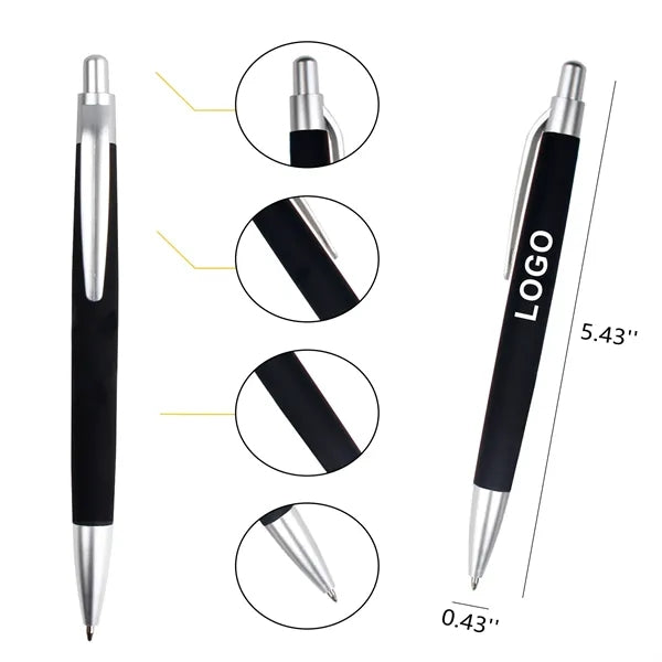 Retractable Stylus Ballpoint Pen