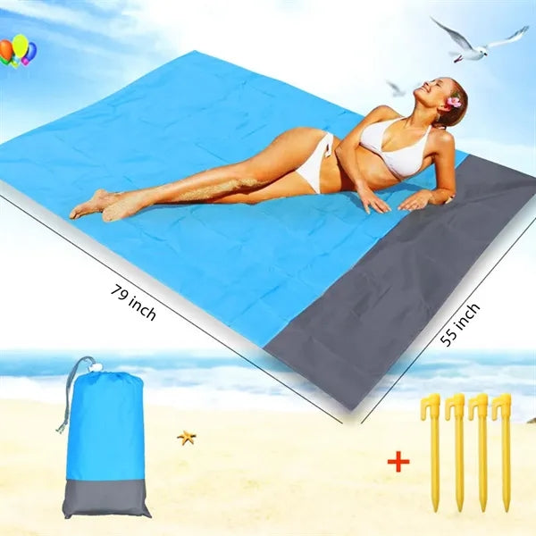 Waterproof Foldable Polyester Beach Blanket for Outdoor