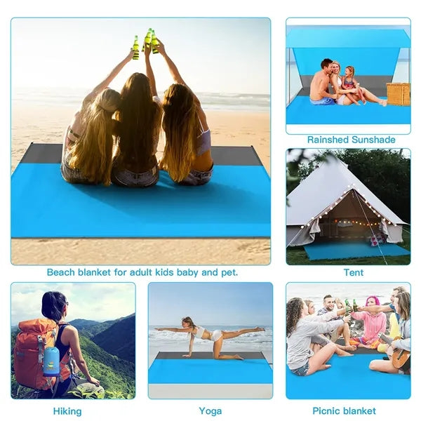 Waterproof Foldable Polyester Beach Blanket for Outdoor