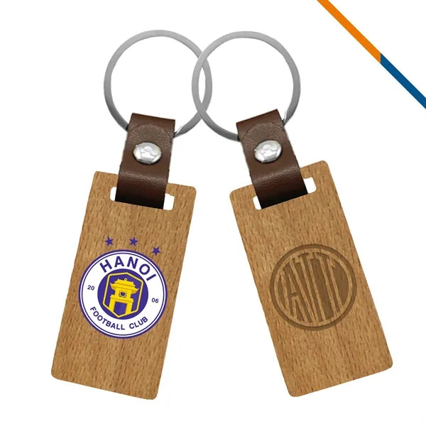 Brenna Wooden Keychain