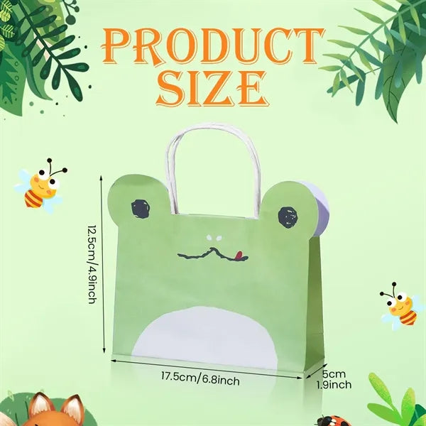 Paper Animal Shape Gift Bag with Handle Dog Birthday Party