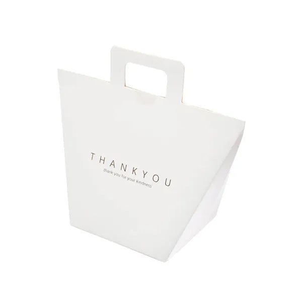 Kraft Paper Handheld Gift Candy Ribbon Tote Treat Bag