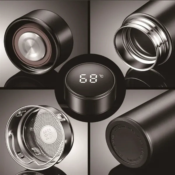 Vacuum Insulated Water Bottle With LED Temperature Display