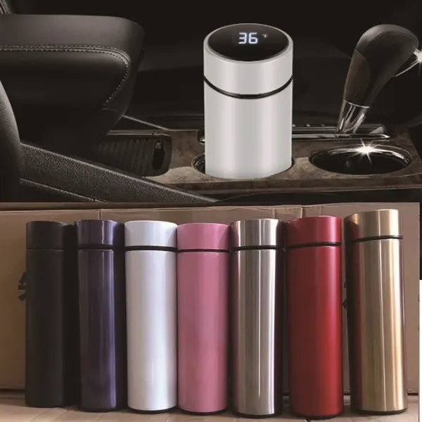 Vacuum Insulated Water Bottle With LED Temperature Display