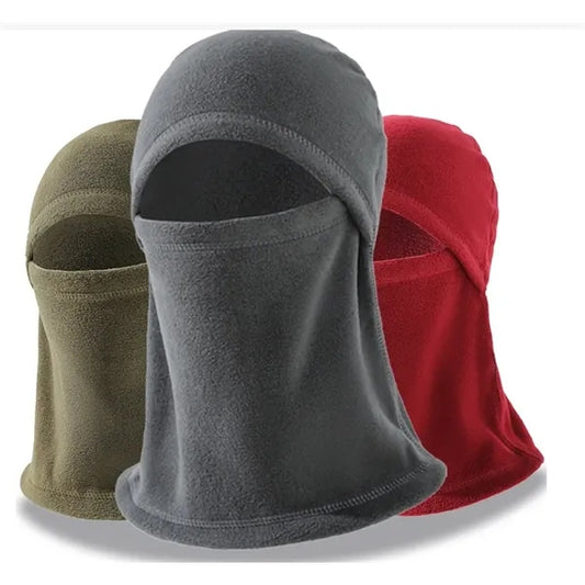 Fleece face mask neck protection, cold-proof and warm