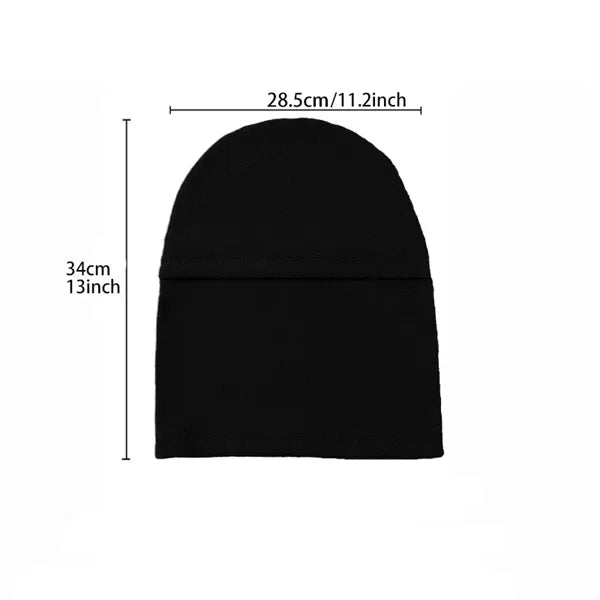 Fleece face mask neck protection, cold-proof and warm