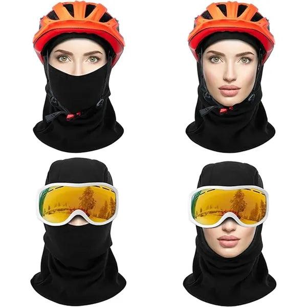 Fleece face mask neck protection, cold-proof and warm